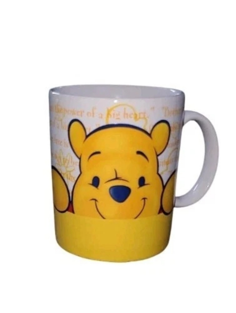 DISNEY Winnie the Pooh & Piglet Coffee Mug Cup Friendship Official Whimsical